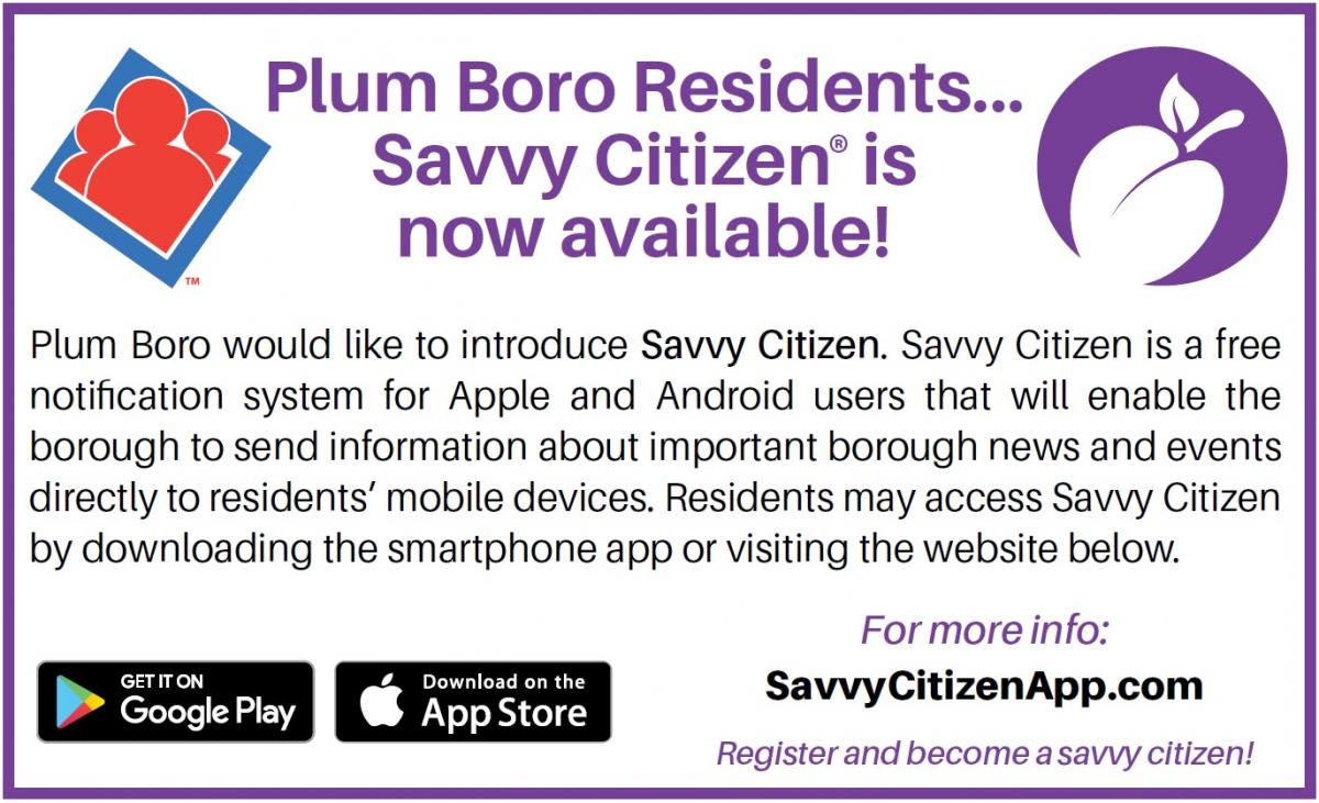 Savvy Citizen App | Plum PA