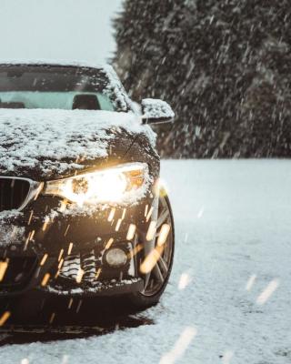 Car with Snow