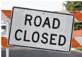 Road closed