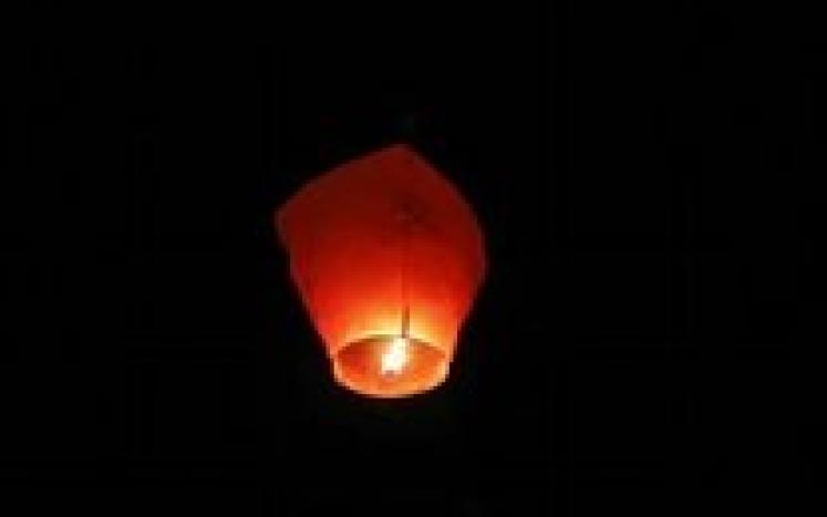 Lantern in the sky